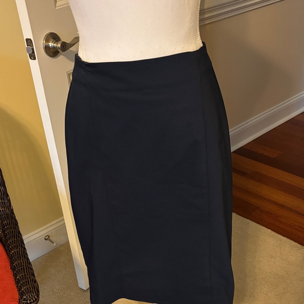 Van Heusen Navy A-line Skirt NWT